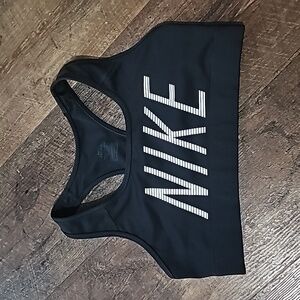 Nike Racerback Sports Bra Black Women's Size Small